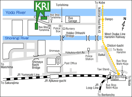 Map around Analysis Center