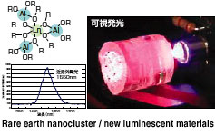 Rare earth nanocluster / new luminescent materials